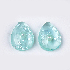 Translucent Resin Cabochons&nbsp;CRES-T014-18D
