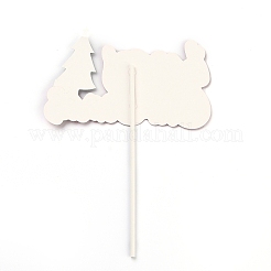 Paper Christmas Trees Cake Insert Card Decoration&nbsp;DIY-H108-15