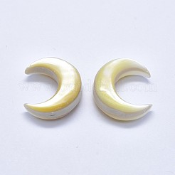 Natural Yellow Shell Cabochons&nbsp;SSHEL-P015-80C-20mm