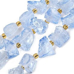 Raw Rough Natural Quartz Crystal Beads Strands&nbsp;G-Z131-J01-03