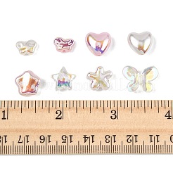 16Pcs 8 Styles UV Plating Plastic Imitation Pearl Beads&nbsp;KY-FS0001-47