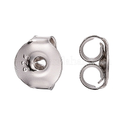 Anti-Tarnish Rhodium Plated 925 Sterling Silver Ear Nuts&nbsp;STER-K167-041P