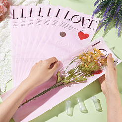 20Pcs OPP Plastic Flower Bouquet Wrapping Paper&nbsp;DIY-TA0003-68C
