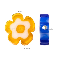 8 Colors Handmade Millefiori Glass Bead Strands&nbsp;LAMP-LS0001-13