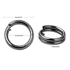 Iron Split Rings&nbsp;JRBD5mm