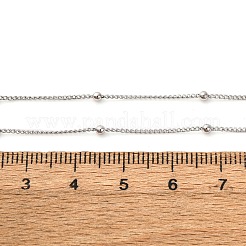 Brass Satellite Chain Necklaces&nbsp;MAK-L045-08P