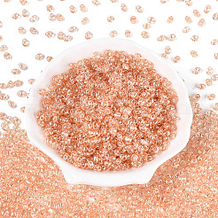 Transparent Colours Luster Glass Seed Beads&nbsp;SEED-N008-09I