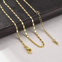 Brass Oval Link Chain Necklaces for Women&nbsp;NJEW-D302-26G