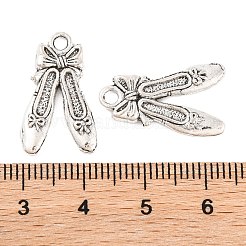 Ballet Shoes Tibetan Style Plating Zinc Alloy Pendants&nbsp;TIBEP-N006-04