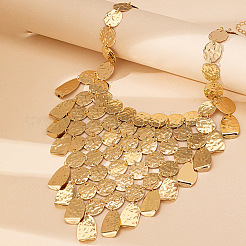 Women's Exaggerated Alloy Sequins Disc Chandelier Statement Necklaces&nbsp;WG21D3D-01