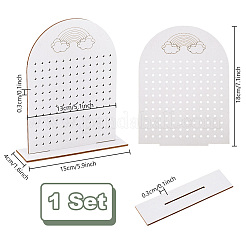 Wooden Earring Display Stands&nbsp;EDIS-WH0030-39