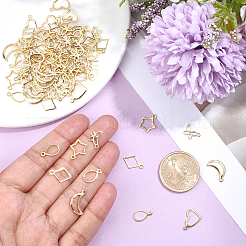 150Pcs 6 Styles 304 Stainless Steel Charms&nbsp;STAS-BBC0009-51