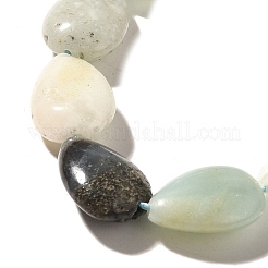 Natural Flower Amazonite Beads Strands&nbsp;G-I377-A20