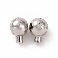 Rack Plating Brass Crimp Beads&nbsp;KK-F826-04P