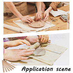 12Pcs MDF Clay Roller Tool&nbsp;DIY-UN0007-45