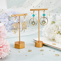 18Pcs Brass Round Stud Earrings Findings&nbsp;DIY-CN0002-91