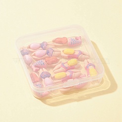 12Pcs 3 Styles Opaque Resin Cabochons&nbsp;CRES-FS0001-10