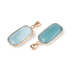 Natural Flower Amazonite Pendants&nbsp;G-N349-03E-G