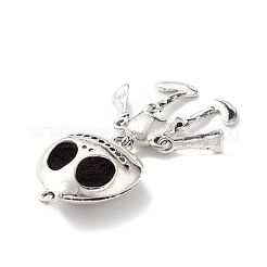 Halloween Tibetan Style Alloy Big Pendants&nbsp;FIND-C029-01B-AS