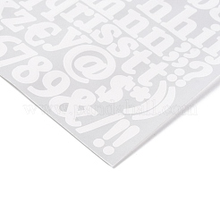 PVC Alphabet Number Stickers&nbsp;DIY-WH0399-87E
