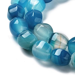 Natural Banded Agate Beads Strands&nbsp;G-G172-02C