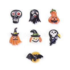 Halloween Theme Resin Cabochons&nbsp;CRES-X0010-07