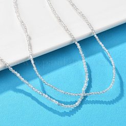 Natural Labradorite Beaded Necklaces&nbsp;NJEW-JN02492-07