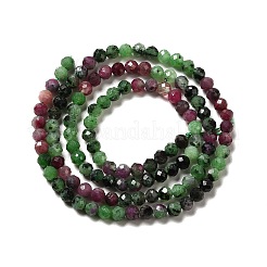 Natural Ruby in Zoisite Beads Strands&nbsp;G-I341-13A