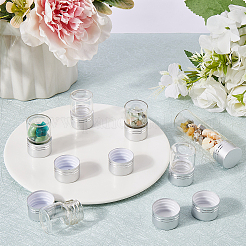 40Pcs Clear Glass Bottles Bead Containers&nbsp;CON-SC0001-15A-01
