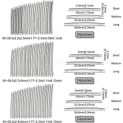 72Pcs 3 Style Guitar Fret Wires&nbsp;FIND-BC0003-13
