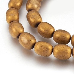 Electroplate Non-magnetic Synthetic Hematite Bead Strands&nbsp;G-I208-14F-C