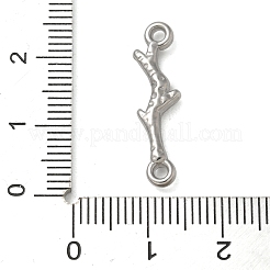 Anti-Tarnish 304 Stainless Steel Branch Connector Charms&nbsp;STAS-Q334-62P