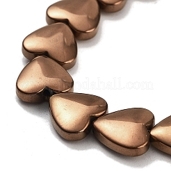 Synthetic Non-magnetic Hematite Beads Strands&nbsp;G-P545-O01-01