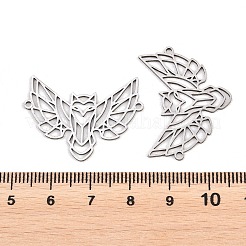 Hollow 201 Stainless Steel Pendants&nbsp;STAS-B135-12P