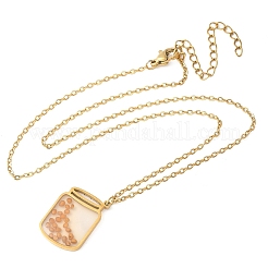 304 Stainless Steel Mustard Seed Faith Pendant Necklaces&nbsp;NJEW-Z063-04G-04