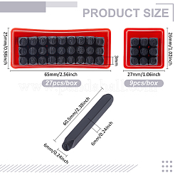 2 Boxs 2 Styles Carbon Steel Stamps&nbsp;DIY-UN0007-59