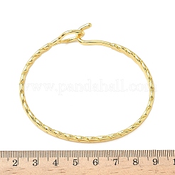 Brass Bangles for Women&nbsp;BJEW-F513-08G