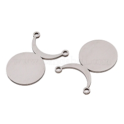 201 Stainless Steel Pendants&nbsp;STAS-B135-06P
