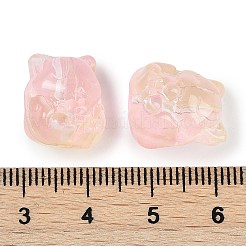 Transparent Spray Paint Glass Beads&nbsp;GLAA-H035-01B