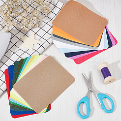 24Pcs 24 Colors Iron on/Sew on Imitation Jean Cloth Repair Patches&nbsp;FIND-GF0005-36