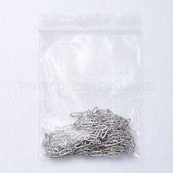 Brass Paperclip Chains&nbsp;X-CHC-S008-001A-P