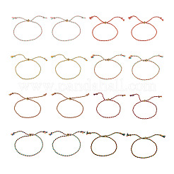 16Pcs 8 Style Macrame Cotton Cord Bracelets Making&nbsp;BJEW-TAC0058