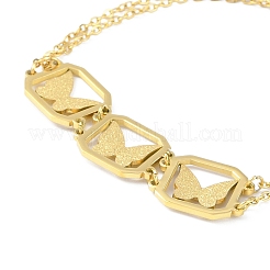 Ion Plating(IP) Golden 304 Stainless Steel Link Bracelets for Women&nbsp;BJEW-K254-17A-G