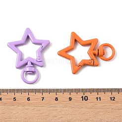 10Pcs Spray Painted Alloy Swivel Snap Hook Clasps&nbsp;FIND-FS0004-55
