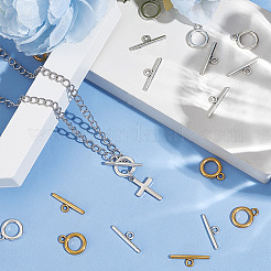 100Sets 2 Colors Alloy Toggle Clasps&nbsp;FIND-UN0015-86