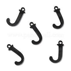 304 Stainless Steel Alphabet Charms&nbsp;STAS-H122-J-EB