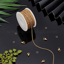DIY Chain Bracelet Necklace Making Kits&nbsp;DIY-BBC0001-12