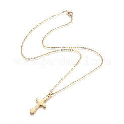 304 Stainless Steel Pendant Necklaces&nbsp;NJEW-F275-02G