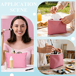 5Pcs 5 Colors Cloth Zipper Jewelry Bag Gift Pouches&nbsp;ABAG-WH0077-11B