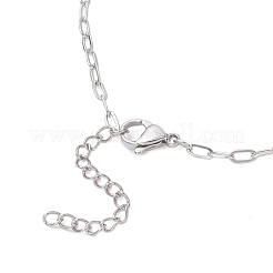 2.5MM 304 Stainless Steel Paperclip Chain Slider Necklace Making&nbsp;AJEW-JB01408